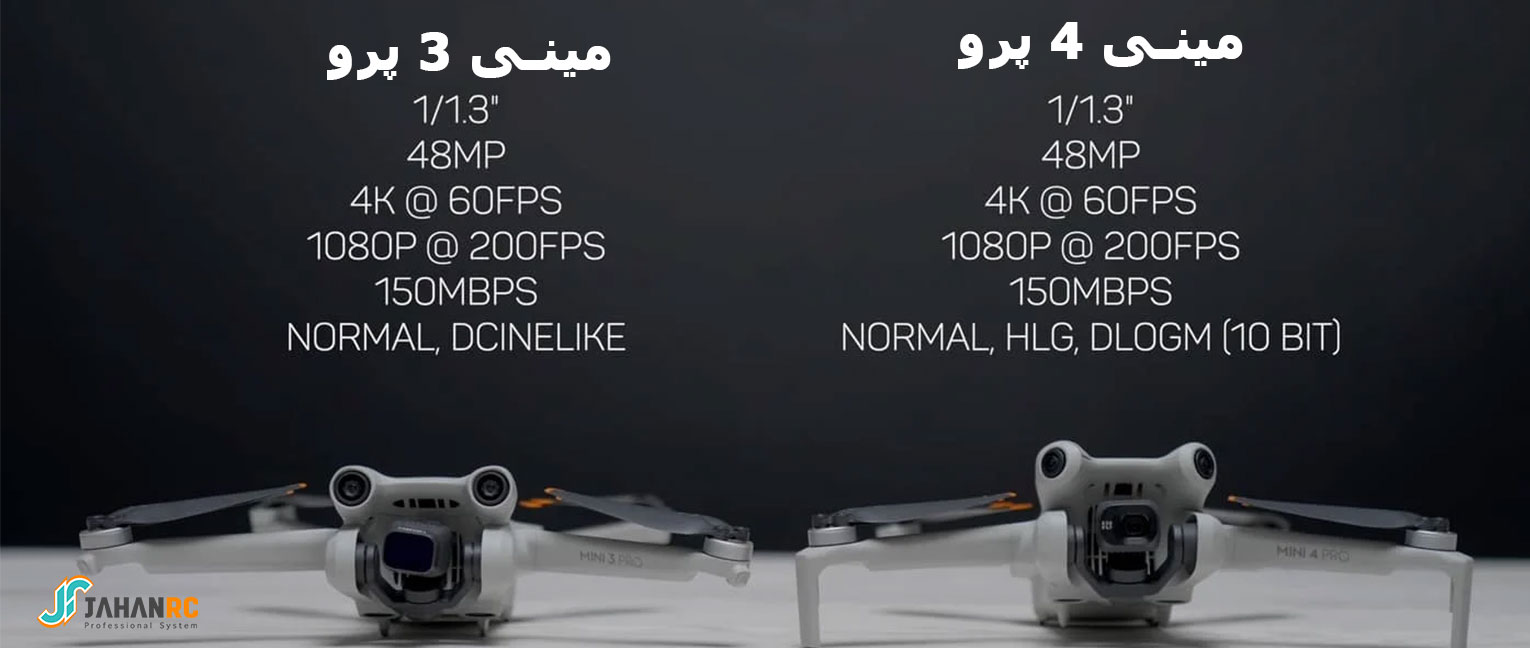 مقایسه DJI Mini 3 Pro و DJI Mini 4 Pro