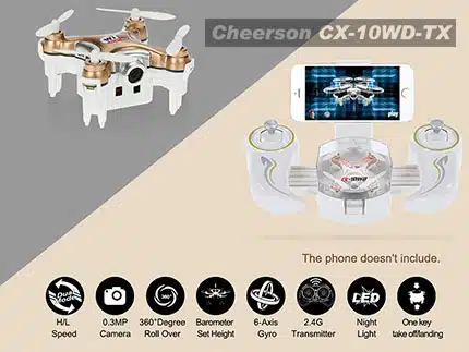 کوادکوپتر CX-10WD-TX کوادکوپتر CX-10WD-TX