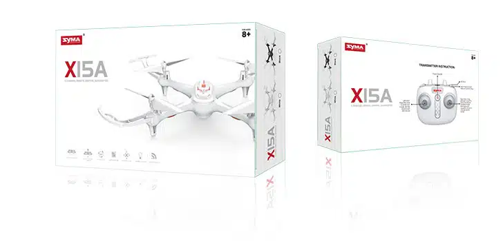 کوادکوپتر Syma X15A بسته بندی کوادکوپتر X15A