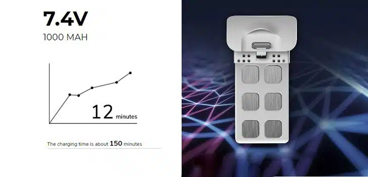 کوادکوپتر X25Pro باتری کوادکوپتر X25Pro