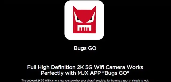 کوادکوپتر MJX BUGS 4W نرم افزار bugs go