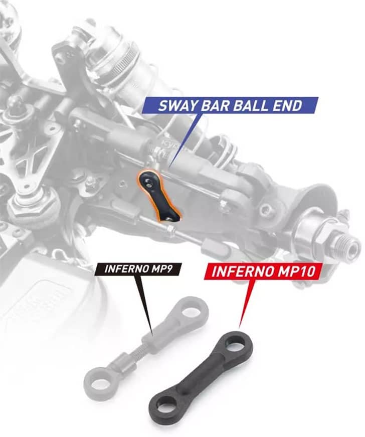 کیت ماشین کنترلی نیترو inferno mp10 33015 B