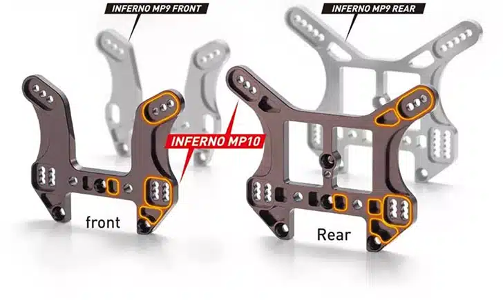 ماشین کنترلی نیترو inferno mp10 33015 B کیت ماشین کنترلی نیترو 33015B
