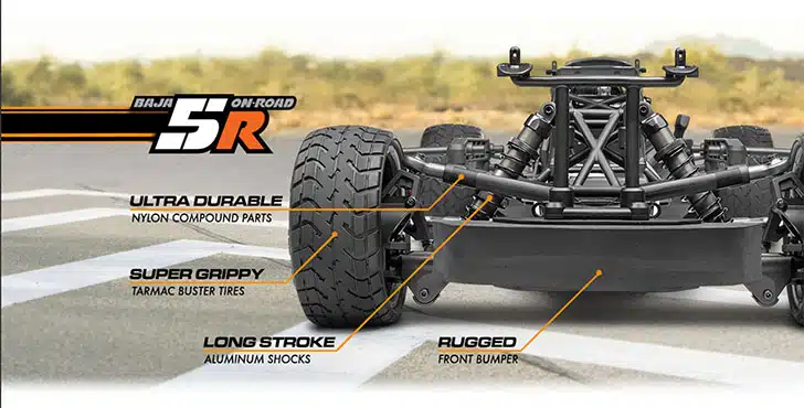 ماشین کنترلی بنزینی HPI Baja 5R ماشین بنزینی HPI Baja 5R
