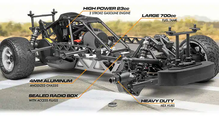 ماشین کنترلی بنزینی HPI Baja 5R ماشین کنترلی بنزینی HPI Baja 5R