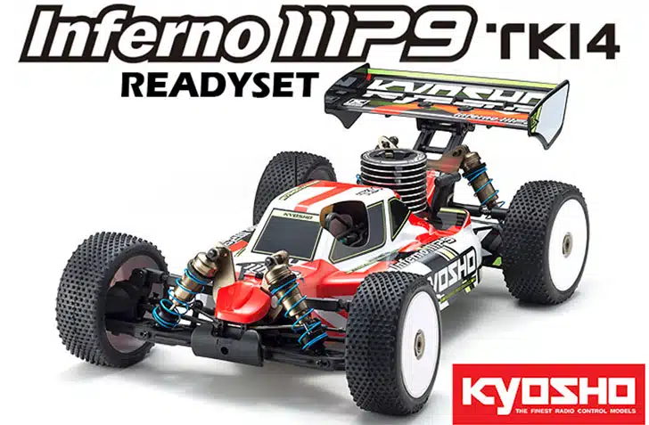 ماشین کنترلی نیترو kyosho Inferno MP9 TKI4 ماشین کنترلی نیترو kyosho Inferno MP9 TKI4