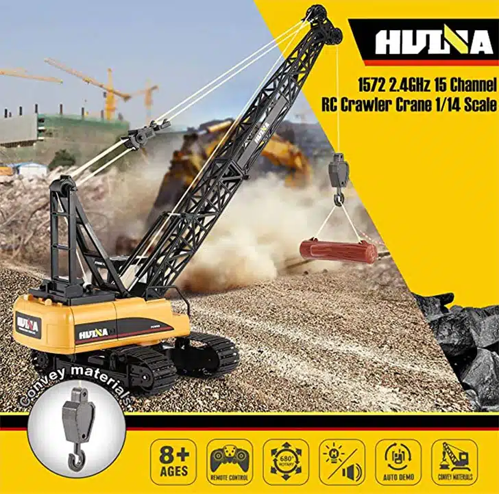 جرثقیل کنترلی huina 1572 جرثقیل کنترلی huina 1572
