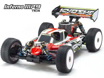 ماشین کنترلی نیترو kyosho Inferno MP9 TKI4 ماشین کنترلی نیترو kyosho Inferno MP9 TKI4
