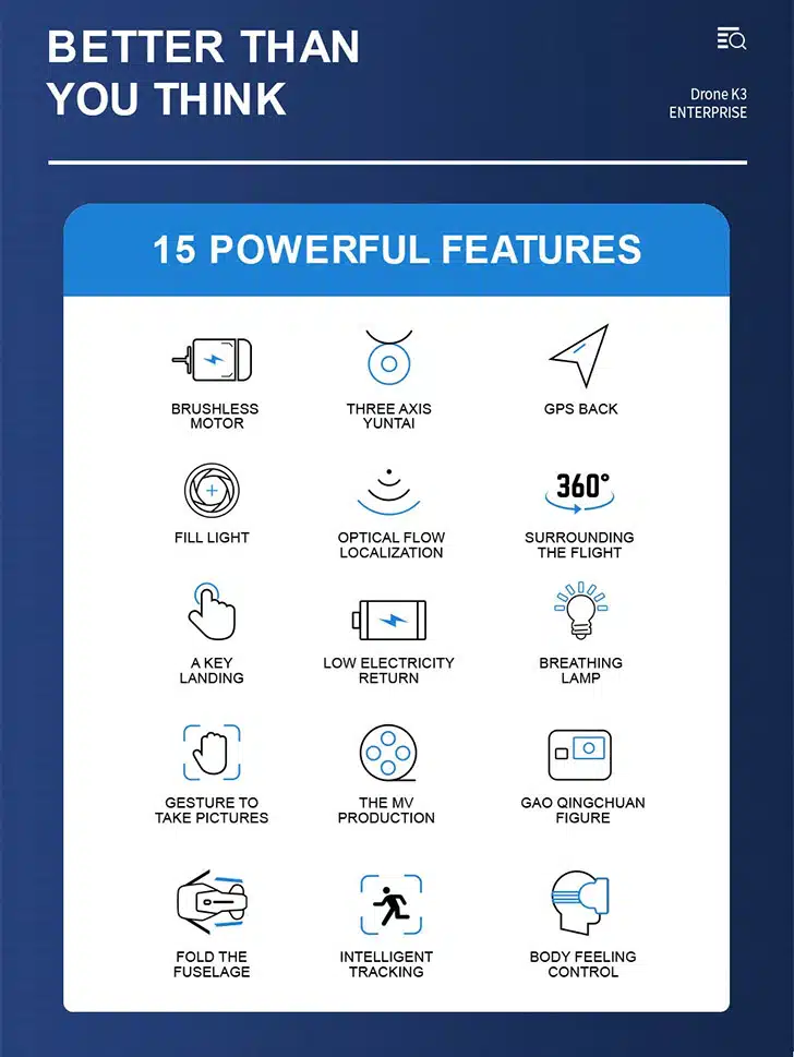 کوادکوپتر K3 Enterprise هلی شات K3 Enterprise