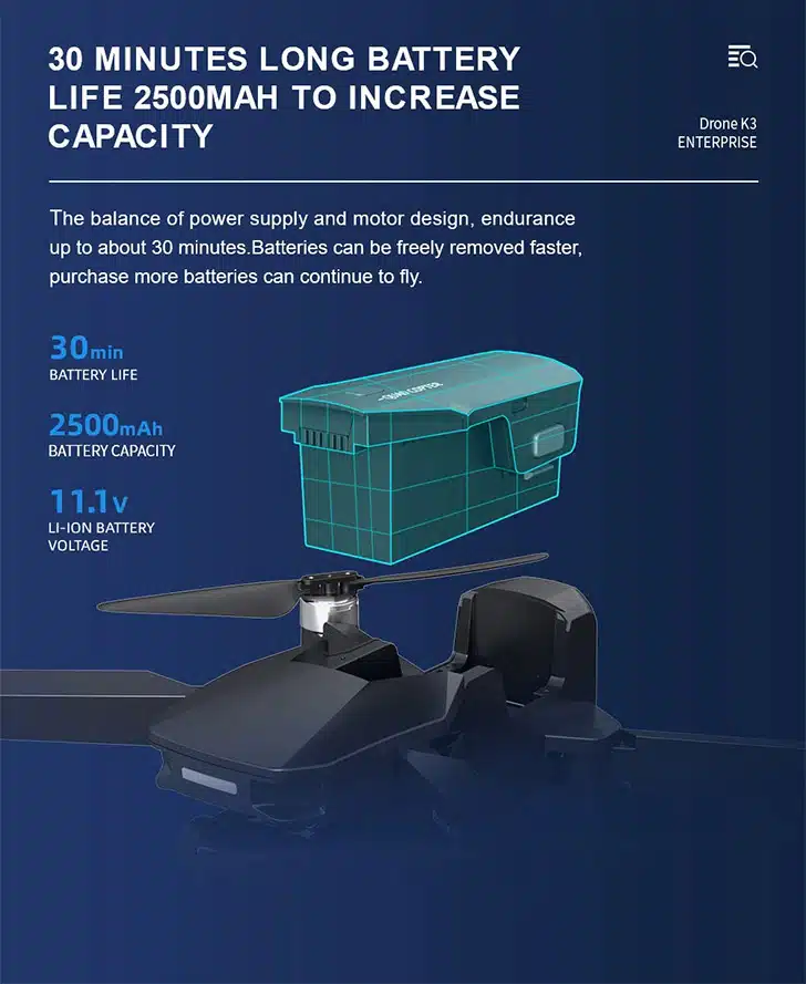 کوادکوپتر K3 Enterprise پهپاد کنترلی K3 Enterprise