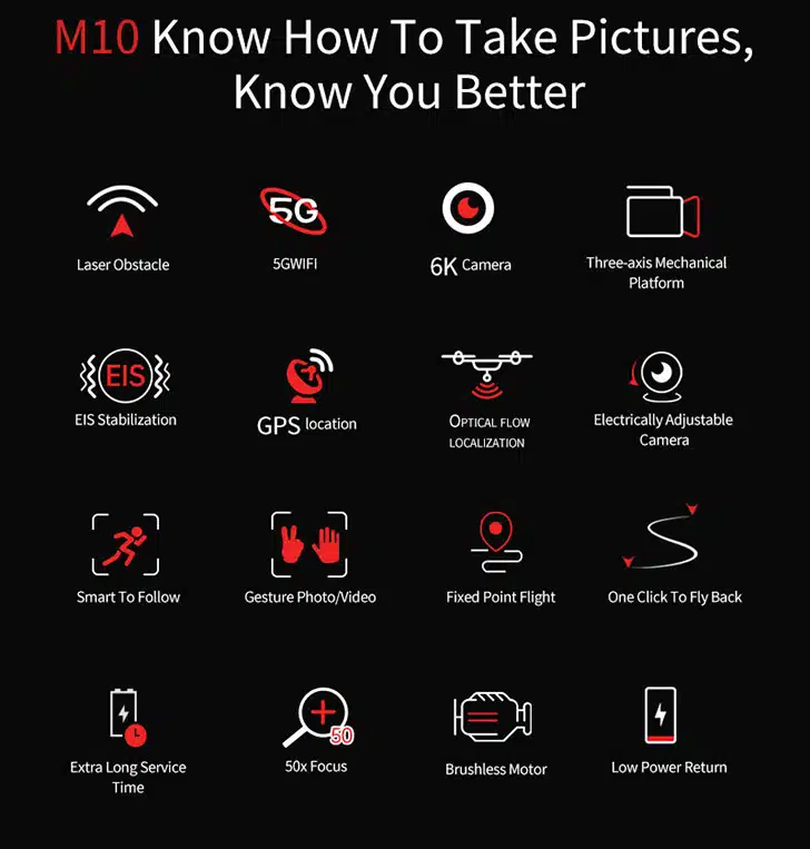 کوادکوپتر M10 هلی شات M10