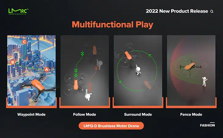 کوادکوپتر LM12 PRO امکانات کوادکوپتر LM12 PRO