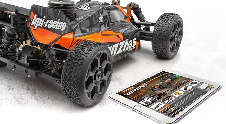 ماشین کنترلی نیترو BUGGY V2 160177 ماشین کنترلی VORZA NITRO BUGGY