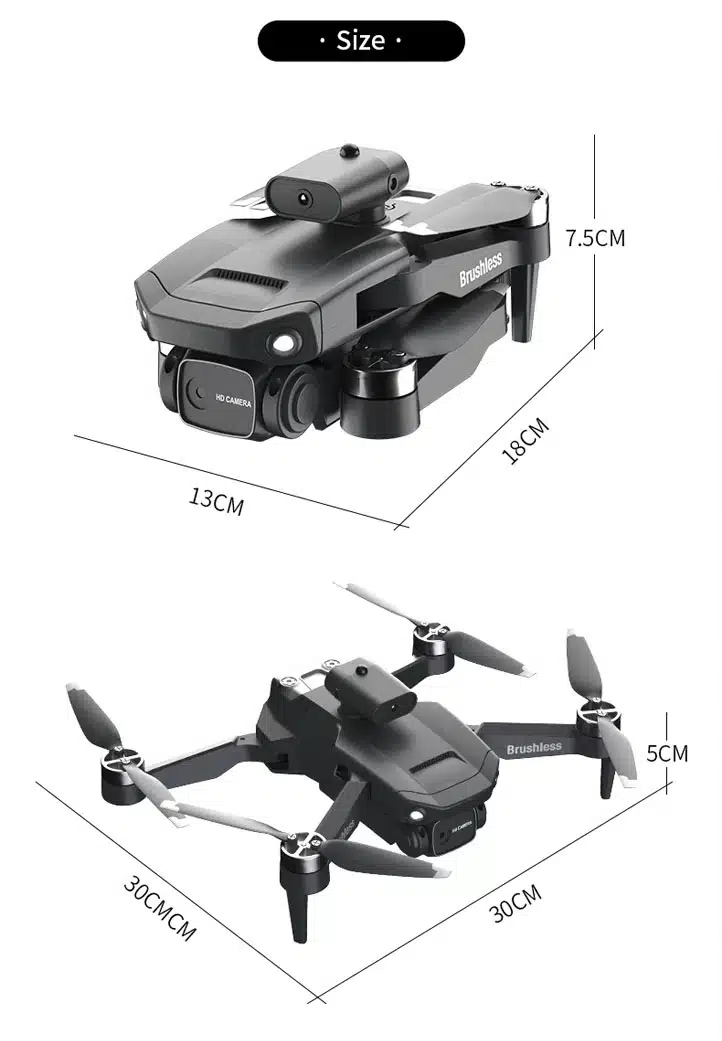 کوادکوپتر JJRC H115 ابعاد JJRC H115