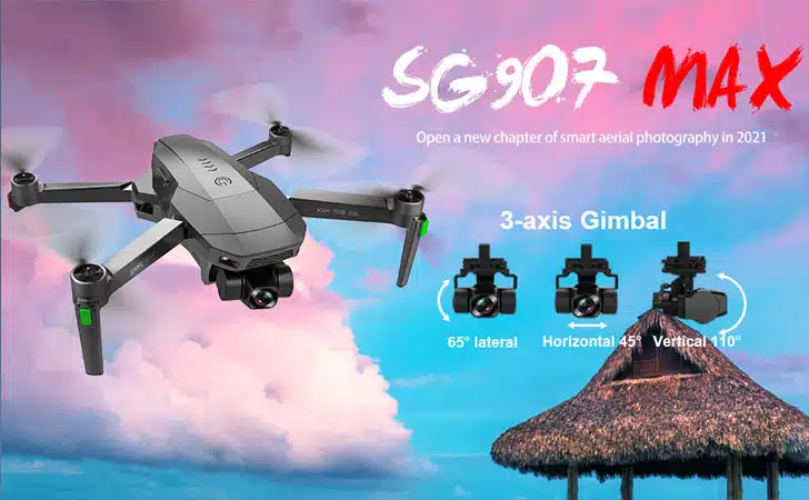 کوادکوپتر SG907 Max هلی شات SG907 Max
