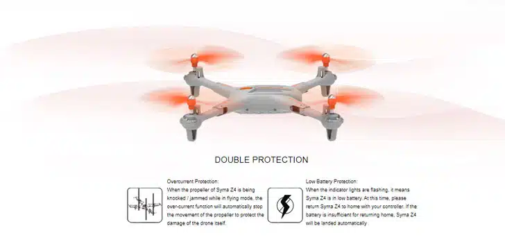کوادکوپتر Syma Z4 حفاظت دوگانه کواد کوپتر Syma Z4
