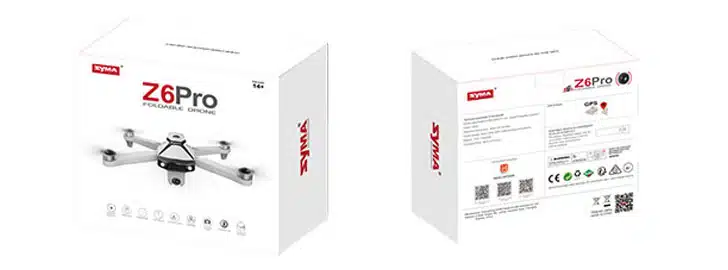 کوادکوپتر Syma Z6 Pro بسته بندی پهپاد Syma Z6 Pro