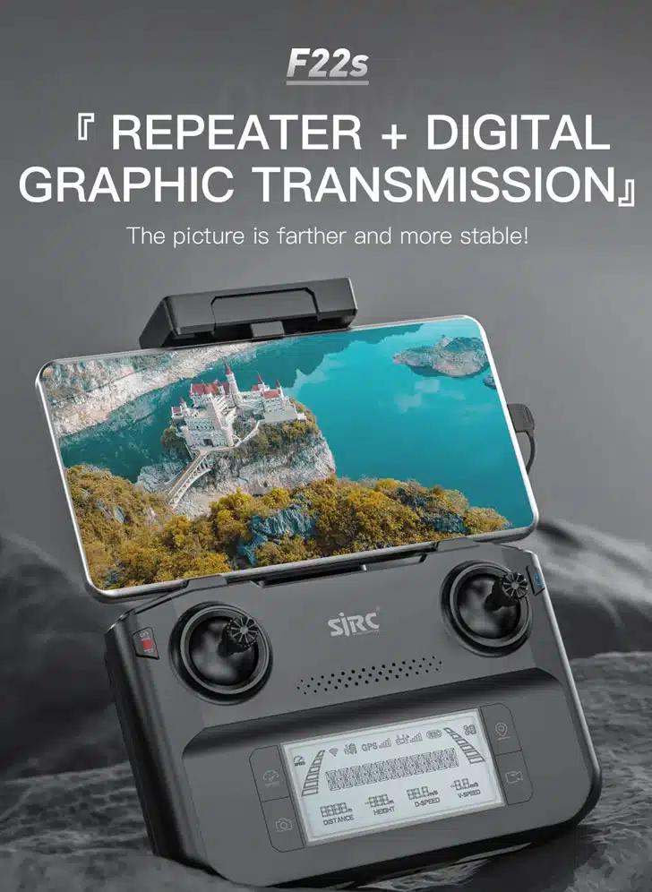 کوادکوپتر SJRC F22s سیستم انتقال تصویر کوادکوپتر SJRC F22S