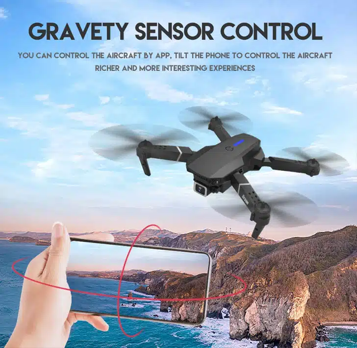 کوادکوپتر E88 Pro Gravity Sensing هلی شات E88 Pro