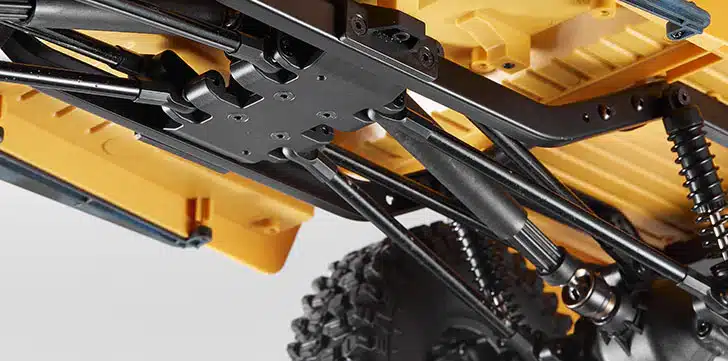 ماشین کنترلی FMS TOYOTA FJ40 RS سیستم تعلیق و فنربندی ماشین کنترلی آفرود FMS Toyota FJ40 RS
