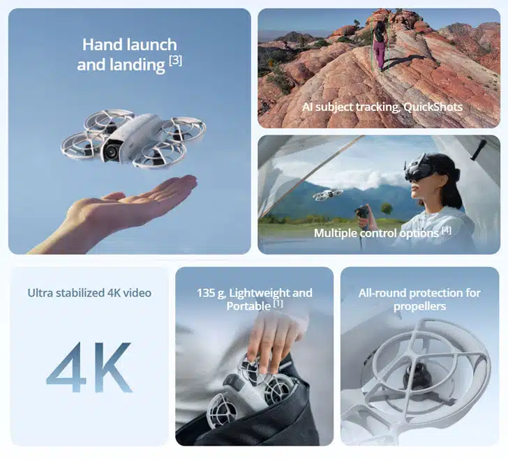 هلی شات DJI Neo کوادکوپتر DJI Neo