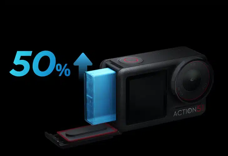 اسمو اکشن 5 پرو باتری DJI Osmo Action 5 Pro