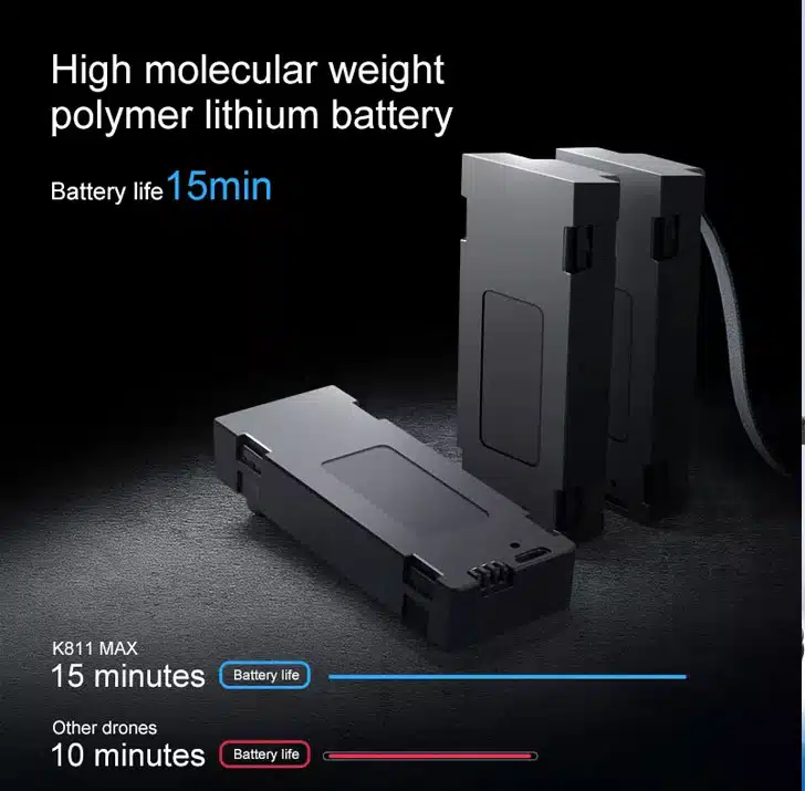 کوادکوپتر K811 Max باتری کواد کوپتر K811 Max