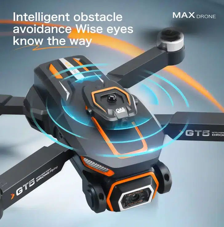 کوادکوپتر GT5 Max عدم برخورد با موانع کوادکوپتر GT5 Max