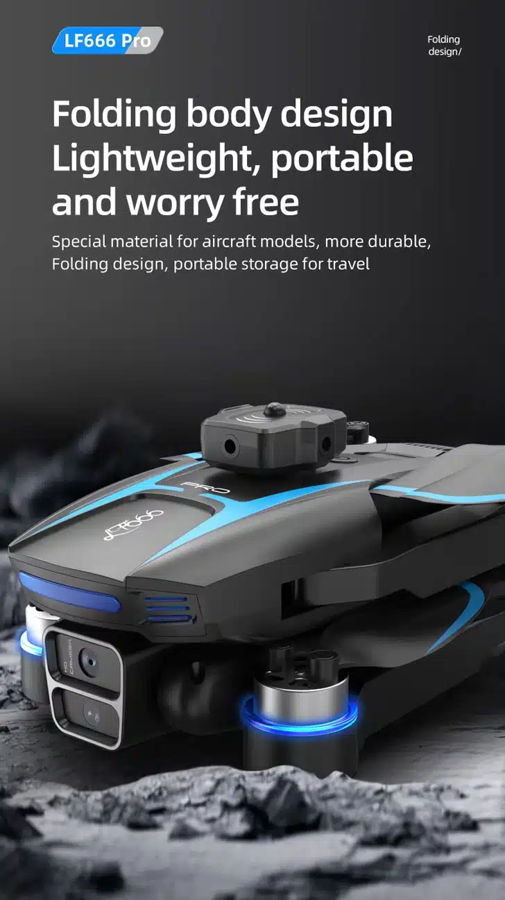 کوادکوپتر LF666 Pro بدنه هلی شات LF666 Pro