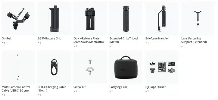 رونین RS 4 Pro پک استاندارد رونین DJI RS4 Pro