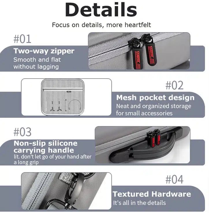 کیف هلی شات نئو مشخصات DJI Neo STARTRC Portable Storage Bag
