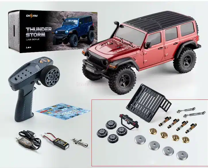 ماشین کنترلی FMS 1:18 Thunderstorm شخصی سازی ماشین کنترلی FMS 1:18 Thunderstorm