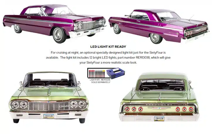ماشین کنترلی Redcat SixtyFour 1:10 Impala Lowrider چراغهای ماشین کنترلی Redcat SixtyFour 1:10 Impala Lowrider