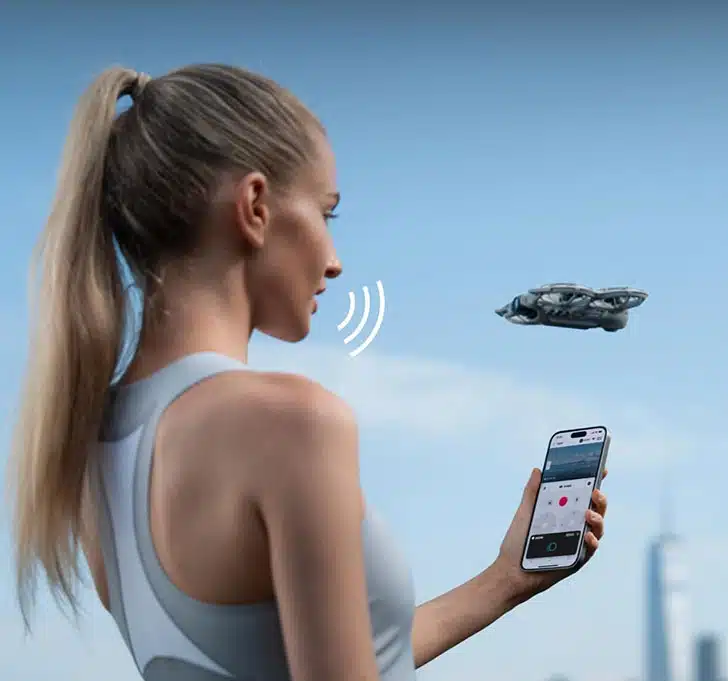 هلی شات DJI Neo 2 کنترل صوتی کوادکوپتر نئو ۲