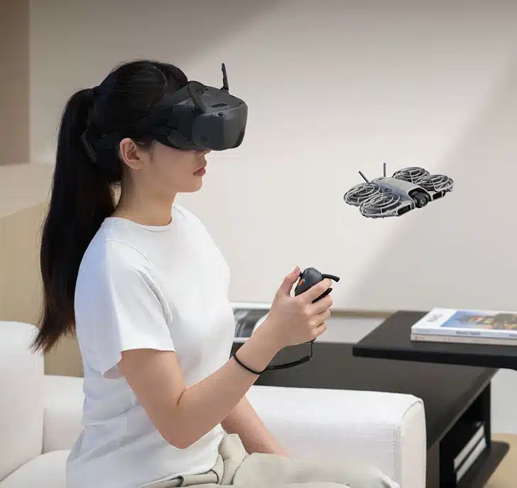هلی شات DJI Neo 2 کنترل از طریق ریموت موشن