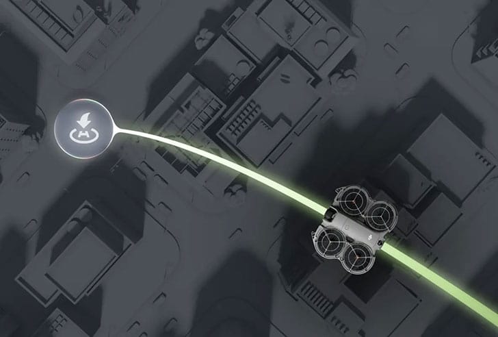 بازگشت به خانه Dji neo 2