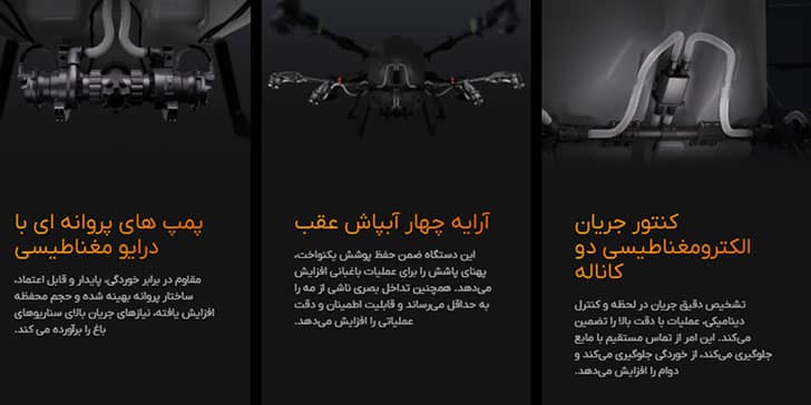 سرعت بالای عملیاتی در پهپاد T100