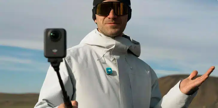 میکروفون مینی 2 اتصال DJI Mic Mini 2 به اسمو 360