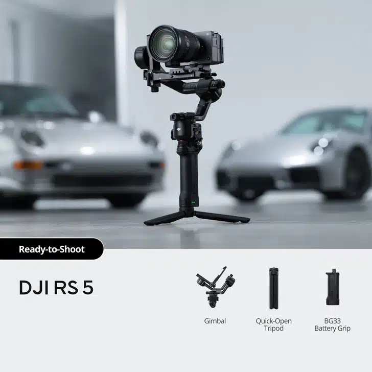 گیمبال DJI RS 5 پک استاندارد گیمبال DJI RS 5