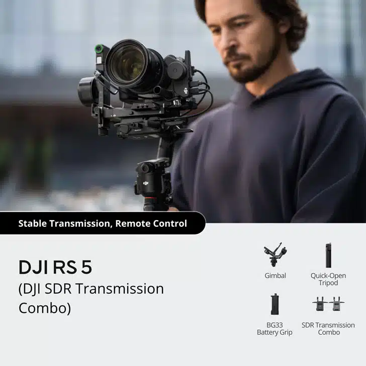 گیمبال DJI RS 5 پک DJI RS 5 SDR Transmission